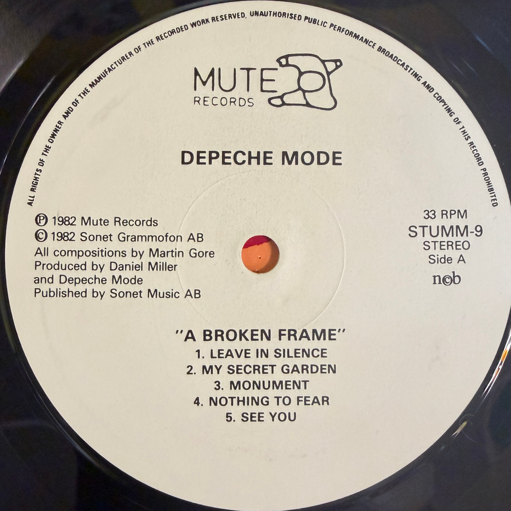 Depeche Mode - A Broken Frame (Скандинавия 1982г.)