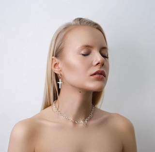 Серьги Кресты