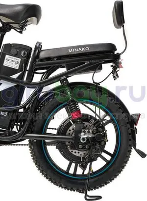 Электровелосипед Minako V.8 PRO Black (60V/13Ah) версия 2026 года фото №5