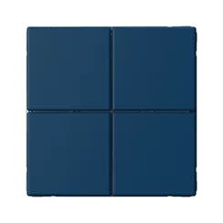 Выключатель четырехклавишный сценарный Systeme Electric ArtGallery Аквамарин GAL001174