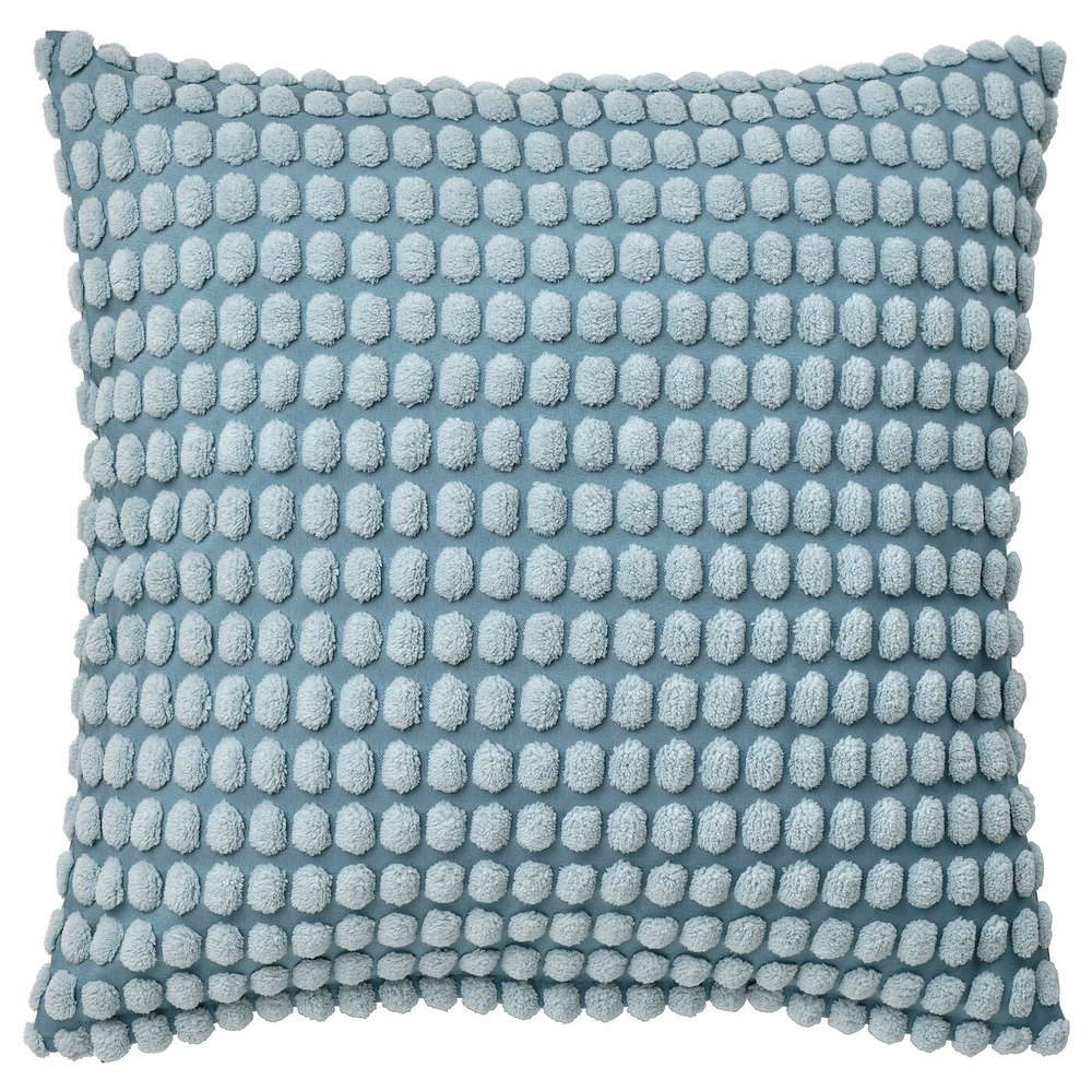 IKEA SVARTPOPPEL  (ИКЕА СВАРТПОППЕЛ)  -  Наволочка, бледно-голубая, 50x50 см