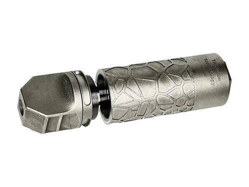 Титановый ДТК-П 3D Гибрид на АКМ, ВПО-133, ВПО-136 (7,62x39, М14х1 левая), Titanium Technology (Русский дракон)