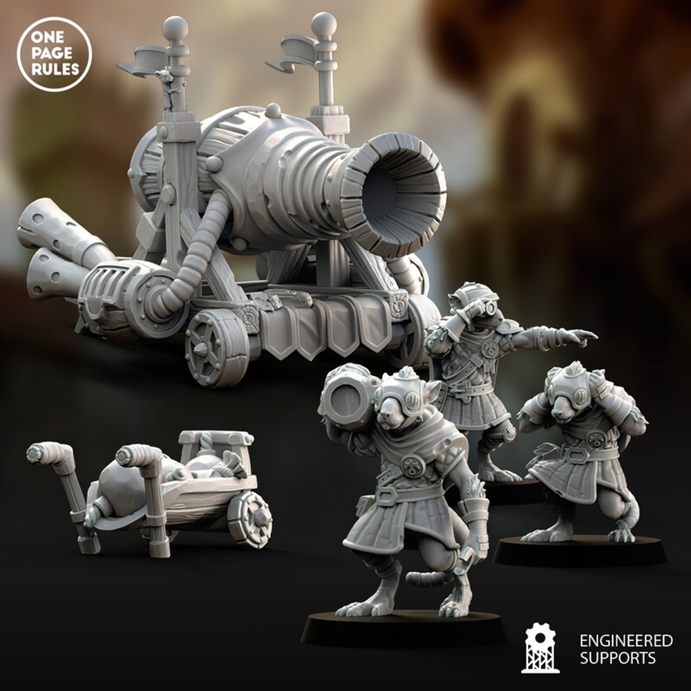 Grand Alliance Chaos Skaven Plagueclaw 1 шт. миниатюра для dnd, днд, pathfinder, фентези, Настольная игра, НРИ, Варгейм, РПГ