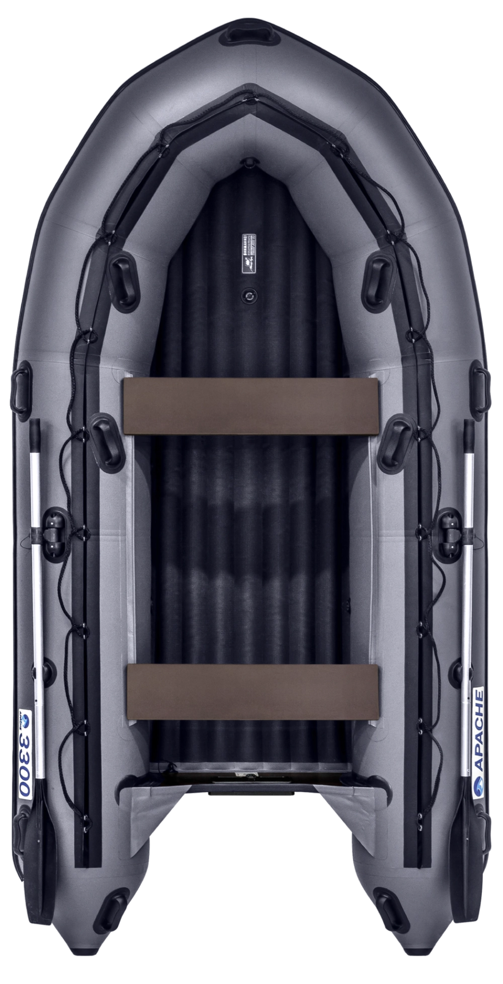 Лодка Апачи(Apache) 3300 НДНД, 3300*1700*480 мм., цвет графит