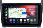 Магнитола для Volkswagen Polo 2009-2020 (рамка черная глянцевая) - CanBox 9-0490 Android 10, SIM-слот