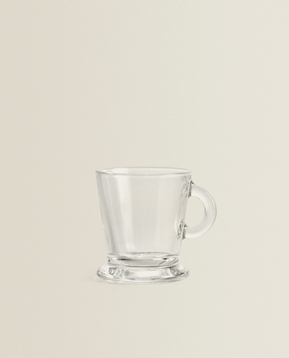 ZARA HOME ПРОЗРАЧНАЯ СТЕКЛЯННАЯ ЧАШКА ДЛЯ ЭСПРЕССО