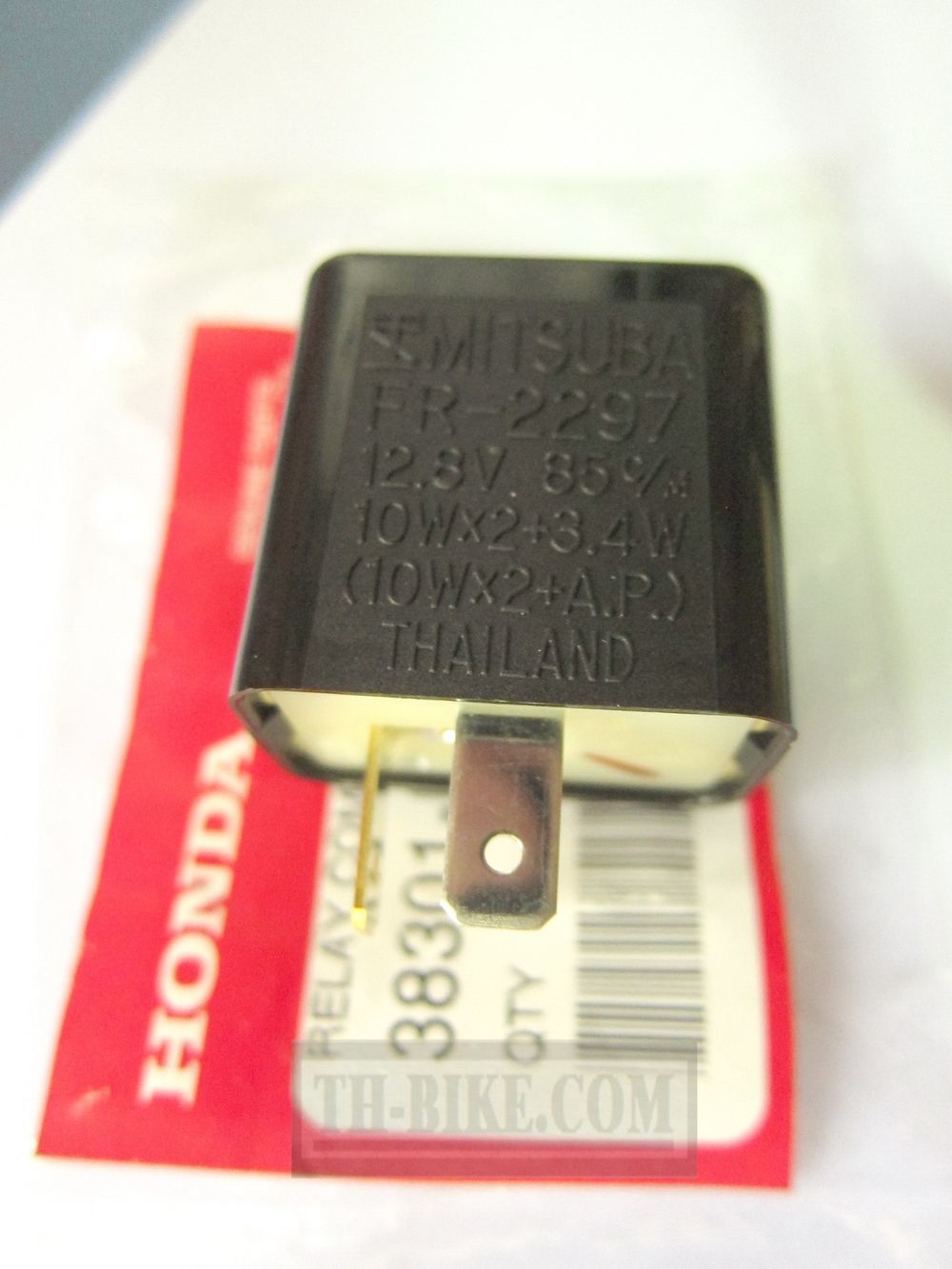 2-pin Relay 10W. 38301-KRS-971, RELAY COMP, WINKER (T.S. MITSUBA). OEM HONDA