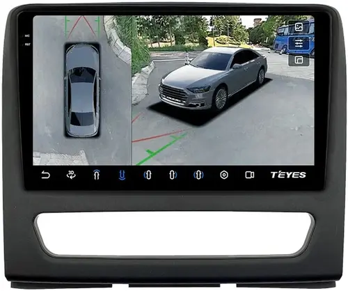 Магнитола для Sollers Atlant 2022+ (рамка 9) - Teyes CC3-2K-360 на Android 10, Быстрая, 2K QLED, CarPlay, 4G SIM-слот, 4 камеры в комплекте