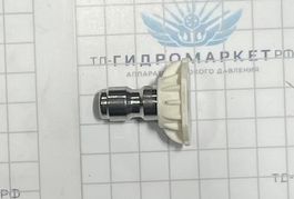 Форсунка для разбрызгивания жидкости 40 град   Белая под китайский быстросъём 1/4 пол Df.04/40