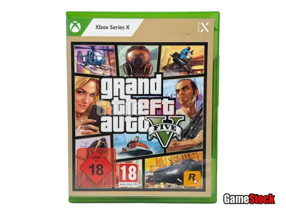 Xbox Series X GTA 5/Grand Theft Auto 5 (Б/У, Русские субтитры)