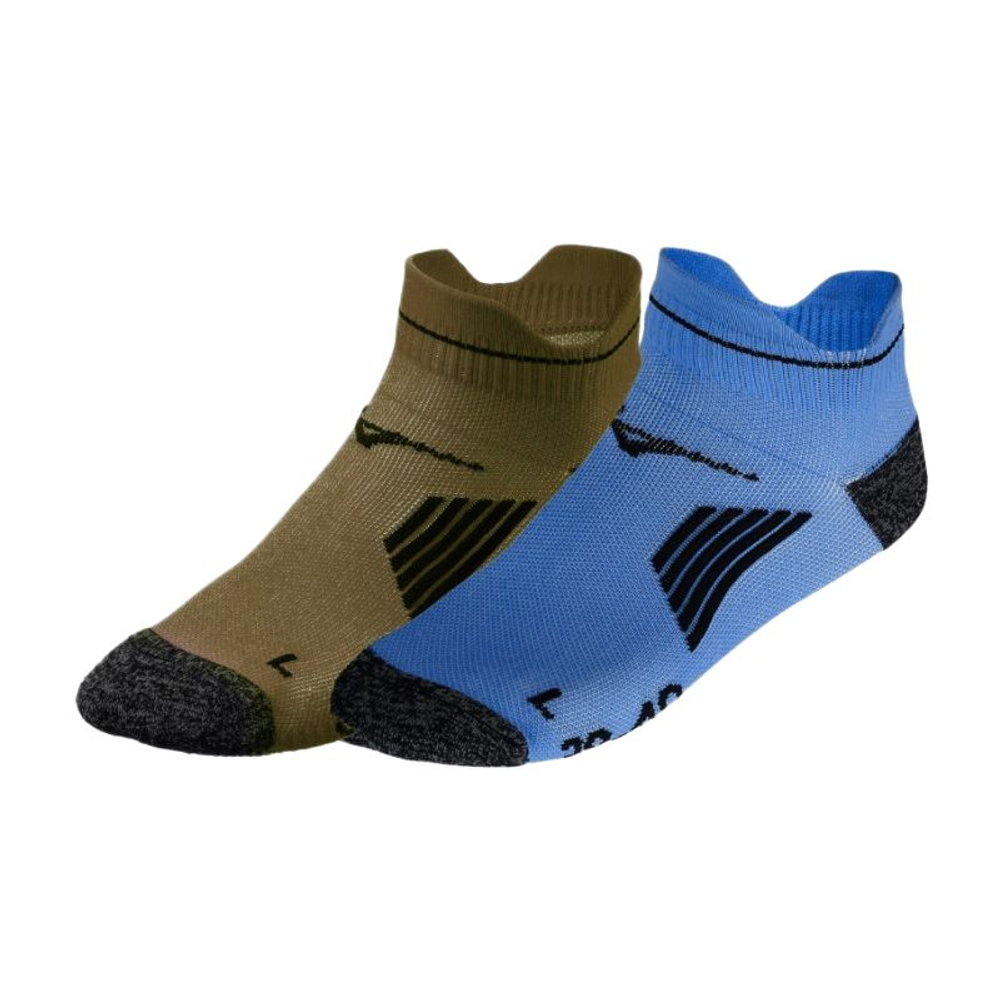 Skarpety tenisowe Mizuno Active Training Mid 2P - stellar/martini olive