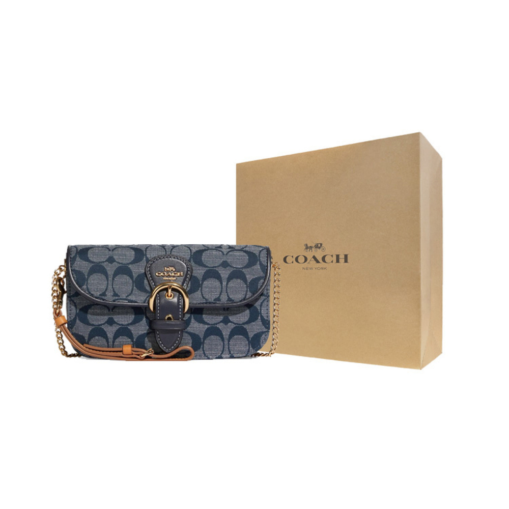 Сумка COACH Kleo 19 Chambray, C8304-IMDEI