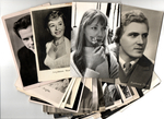 №13 Открытки Артисты и актёры СССР 1960–1970-е г. 25 штук. Чёрно-белые, чистые, без повторов