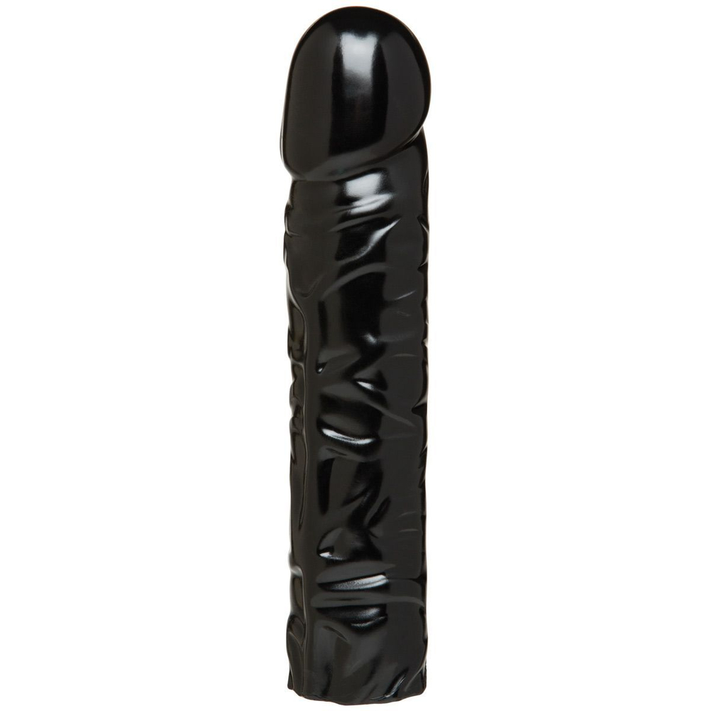 Насадка-фаллоимитатор Vac-U-Lock CodeBlack 8 Inch Classic Dong - 19,3 см. (Цвет: черный)