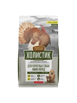 Корм для собак "Холистик Премьер" Индейка с рисом 1кг
