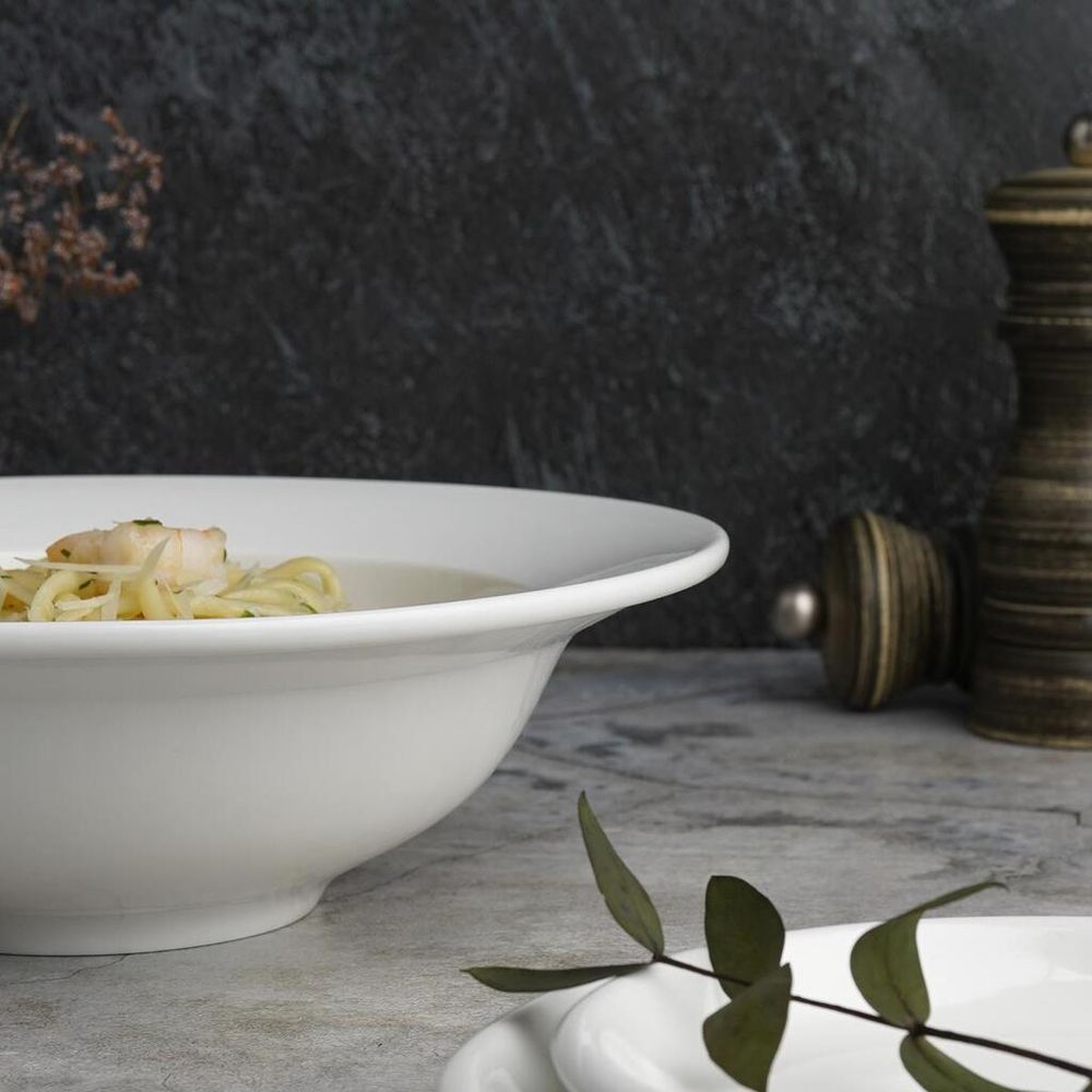 Тарелка глубокая 500 мл d 21 см h6,5 см белая фарфор P.L. Proff Cuisine [4]