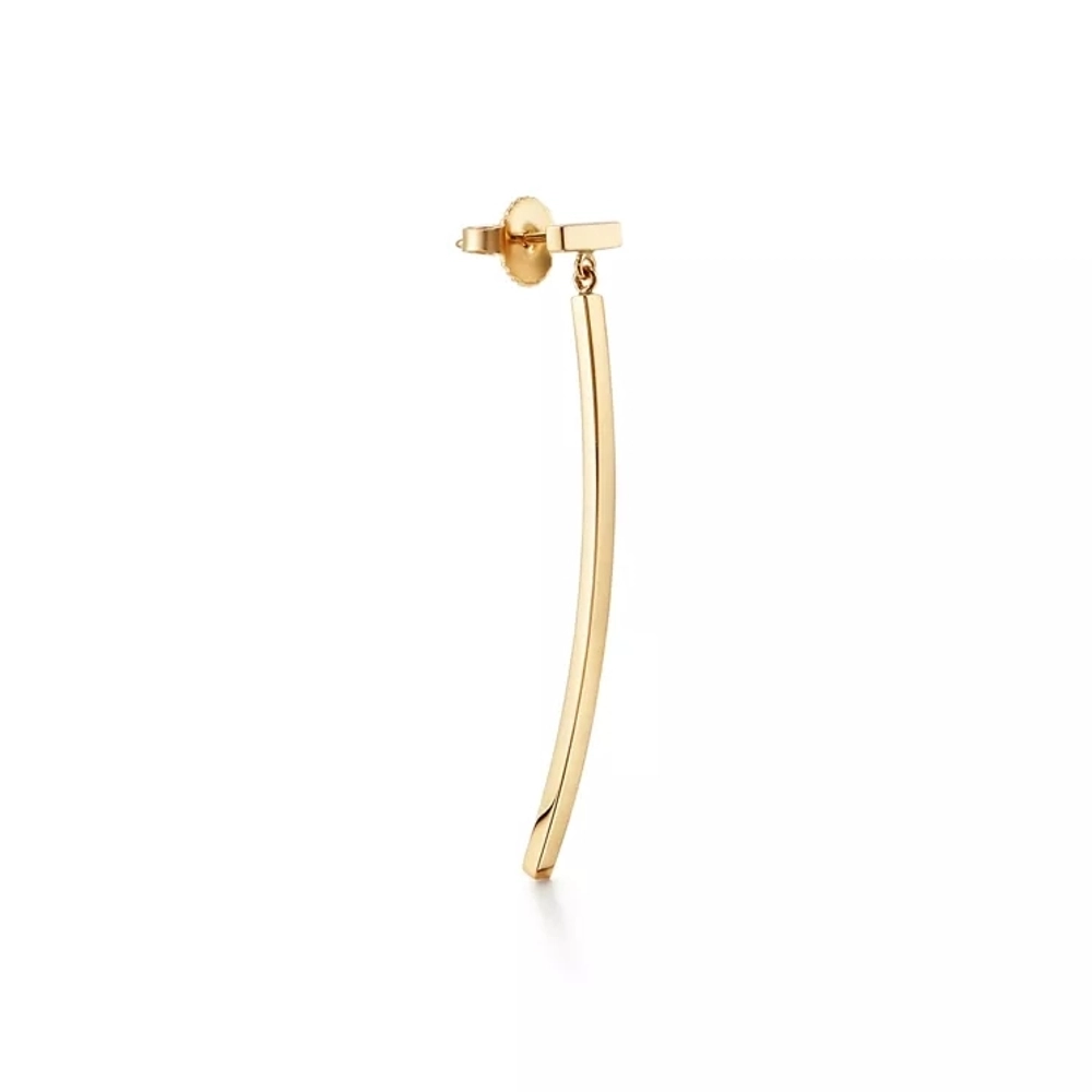 Серьги из жёлтого золота 18k,Tiffany 💠T