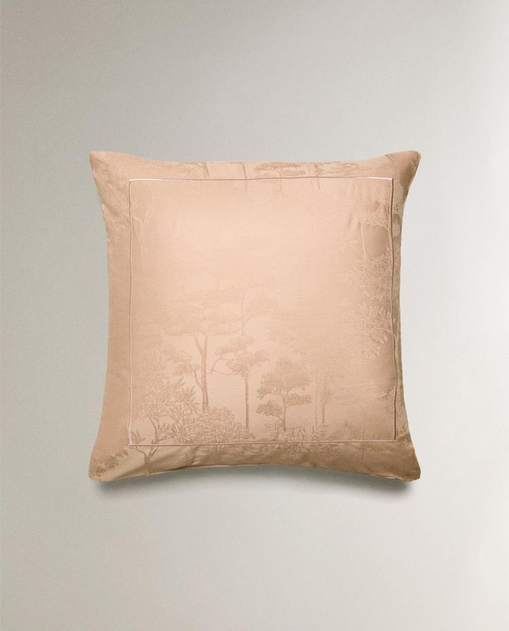 ZARA HOME САТИНОВАЯ НАВОЛОЧКА, РОЗОВЫЙ