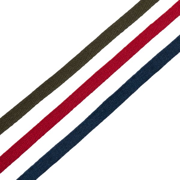 Тесьма (лента) киперная (100% х/б) 10 мм / 3 шт по 4.57 метров, 2.5 г/м, ассорти №9, 3 цвета