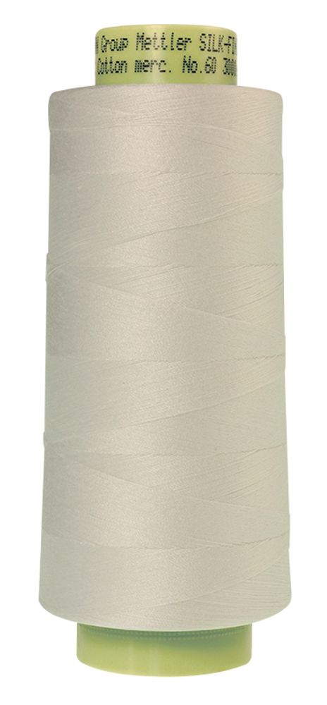 Нитки хлопковые Mettler Silk-Finish Cotton #60 (2743 м), 1 кат. | цв. 2000 белый