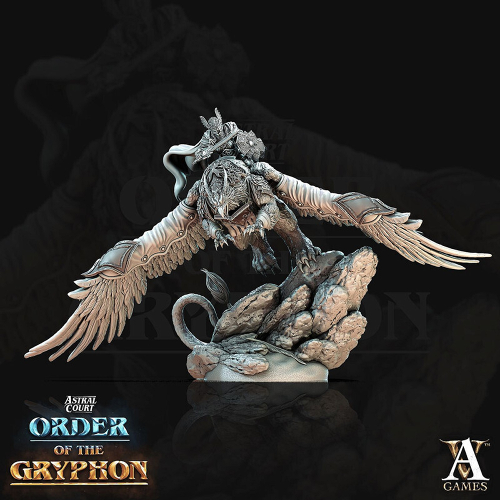 Grand Alliance Order Cities of Sigmar Empire Воитель на грифоне миниатюра для dnd, днд, pathfinder, фентези, Настольная игра, НРИ, Варгейм, РПГ