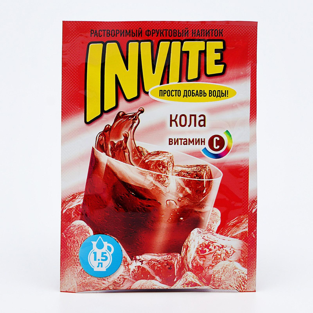 Растворимый напиток Invite Кола 9г*24шт