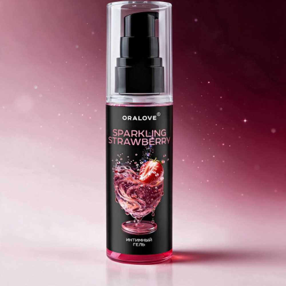Интимный гель Клубничное шампанское Oralove 60 г