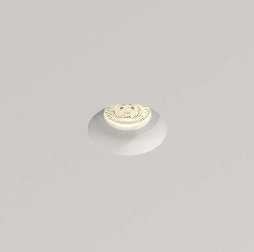 Светильник встраиваемый потолочный гипсовый STELLANOVA IZAR 80 FLAT (SN 006) с лампой MR16 7W 4000K CRI>90