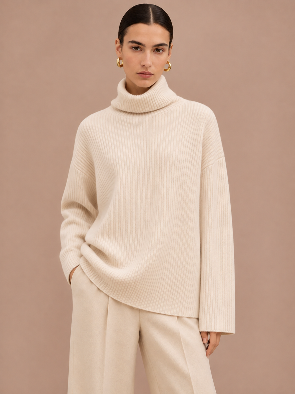 Кашемировый свитер H&M, S