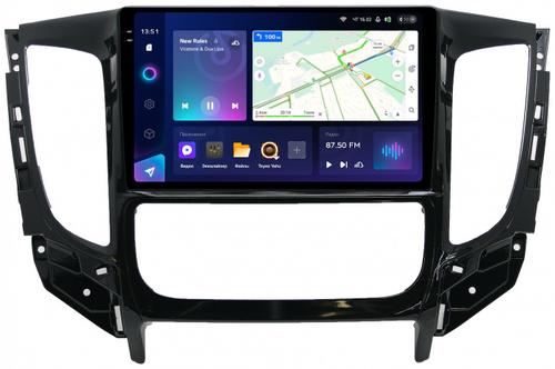 Магнитола для Mitsubishi L200 5 2015-2019 (климат), Pajero Sport 3 2016-2023 (МКПП), FIAT Fullback - Teyes CC3-2K QLed Android 10, Быстрая, SIM-слот, CarPlay