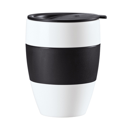 Термокружка aroma to go, 400 мл, черно-белая