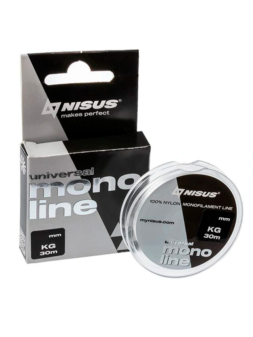 Леска для рыбалки Nisus MONOLINE Universal Nylon Transparent 0,50mm/100m (N-MU-050-100)