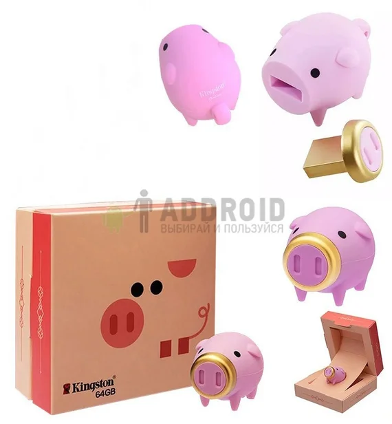 Флеш-накопитель Kingston 2019 Chinese New Year CNY of PIG Limited DTCNY19 (64GB)