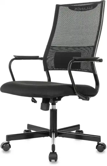 Кресло руководителя Бюрократ CH Balance черный TW SQU BL TW-11 сетка/ткань крестов. металл черный