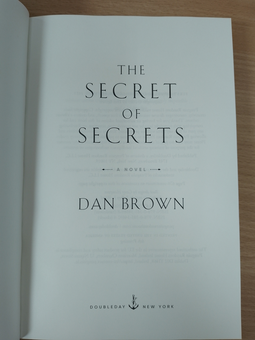 The Secret of Secrets (Robert Langdon)