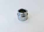 Удлинитель резьбы 3/4", L15мм (латунь-хром)