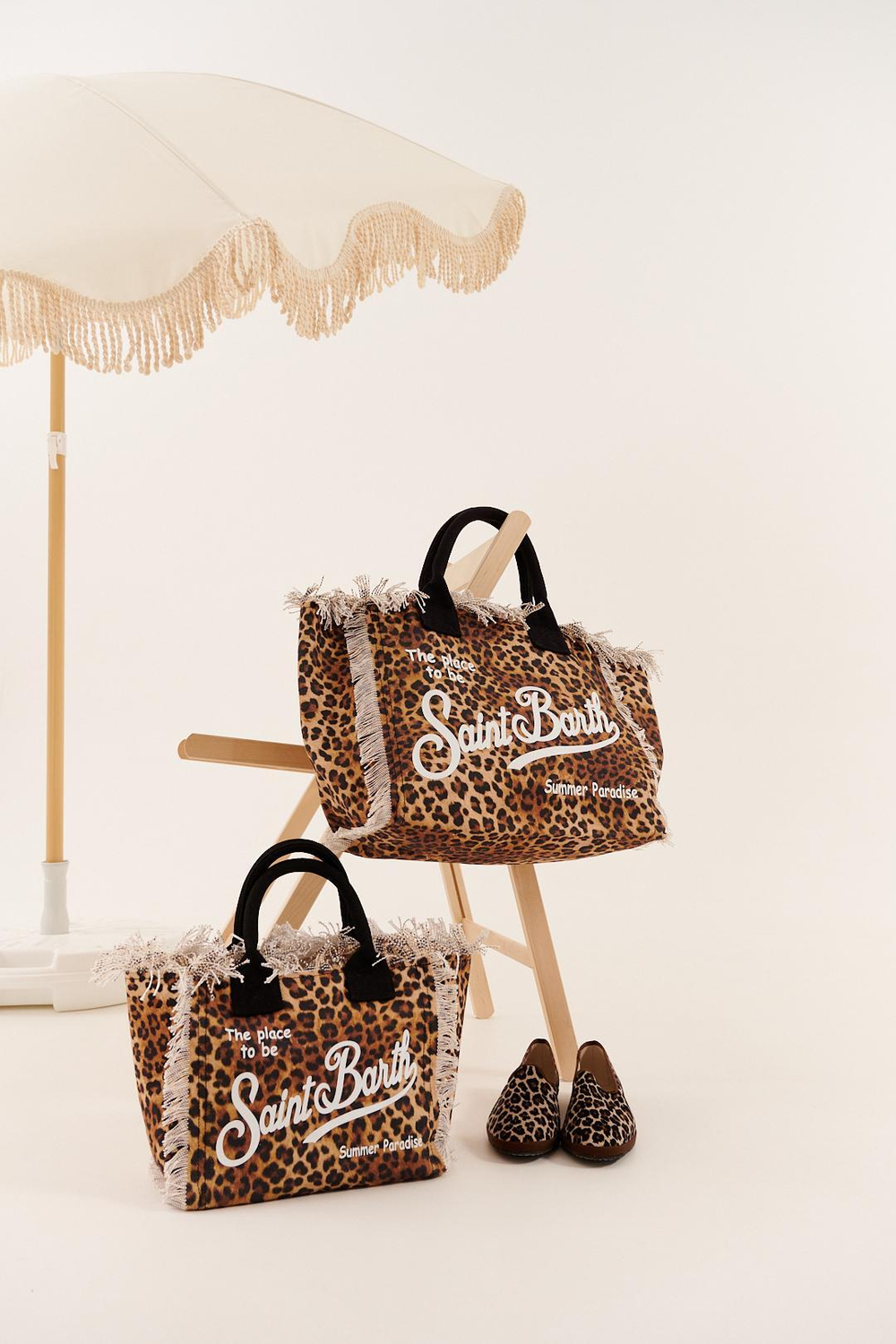 Сумка MC Saint Barth Vanity Goa sand leopard леопард