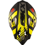 Шлем CKX TX319 RAIDER , жёлтый-чёрный матовый