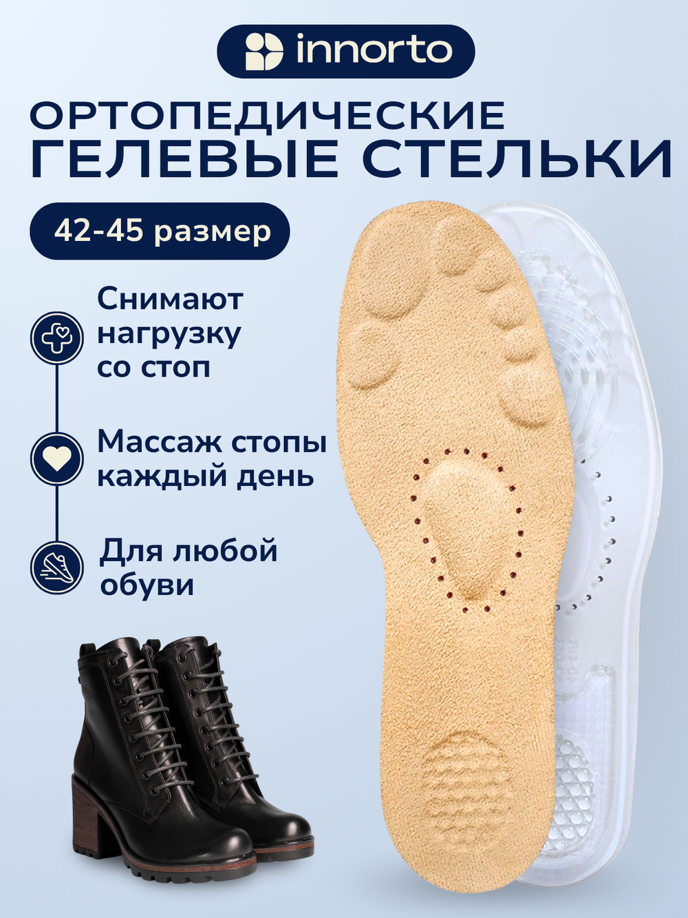 Стельки ортопедические анатомические