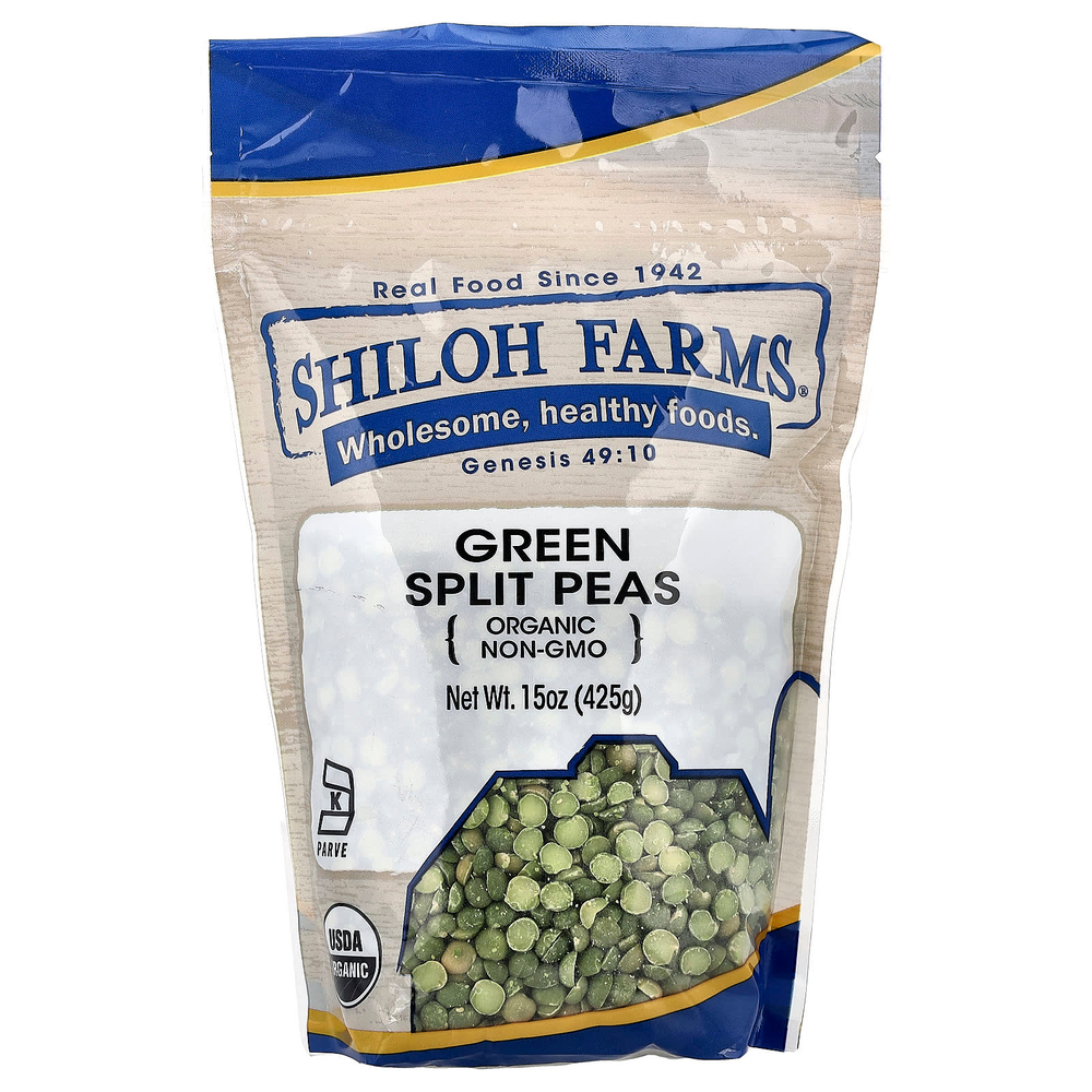 Shiloh Farms, зелёный колотый горох, 425 г