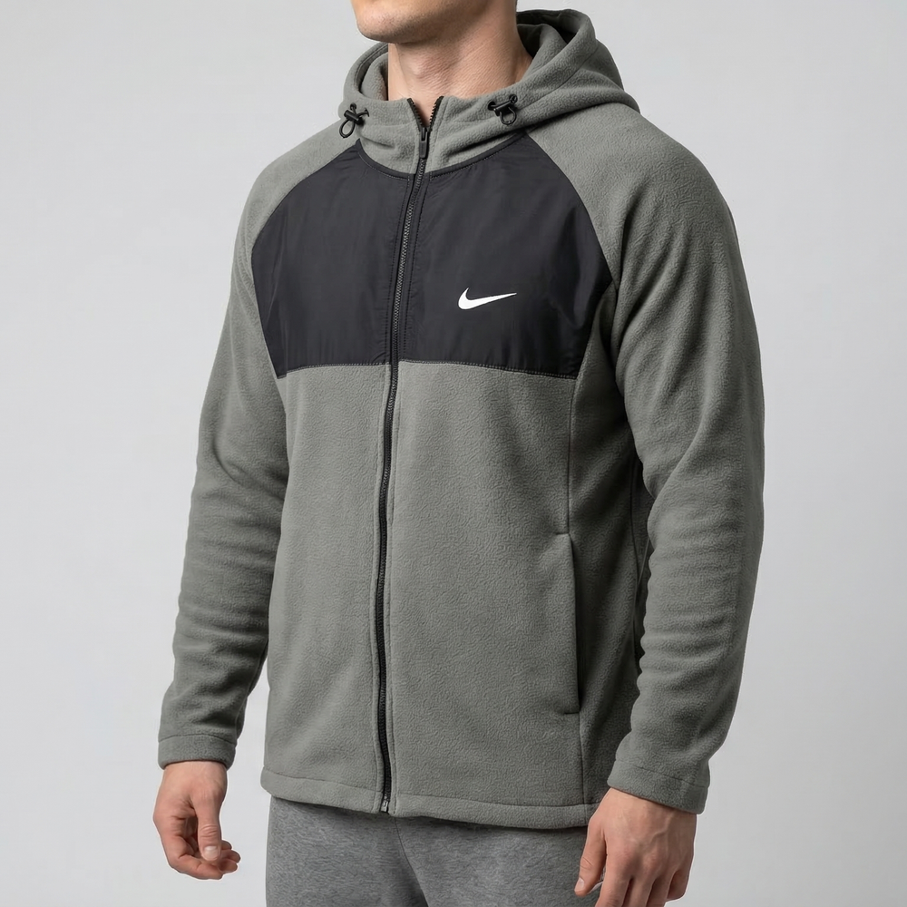 Худи Zip Nike #4 • Серый