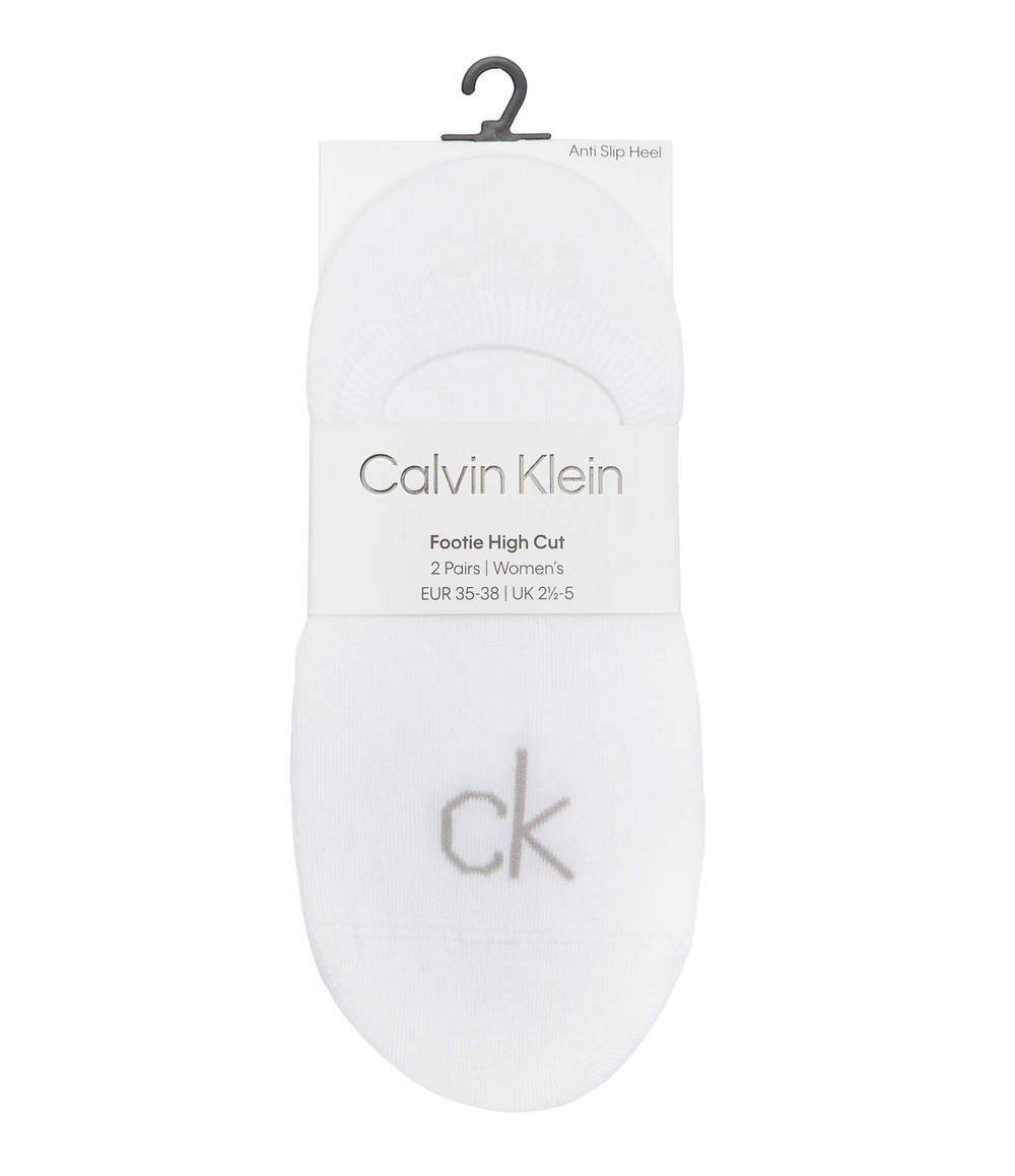 Носки/носки-следы 2 пары Calvin Klein - белый(701228801)