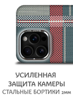 Дизайнерский чехол для IPHONE 16 PRO MAX с камерой-подставкой и MagSafe