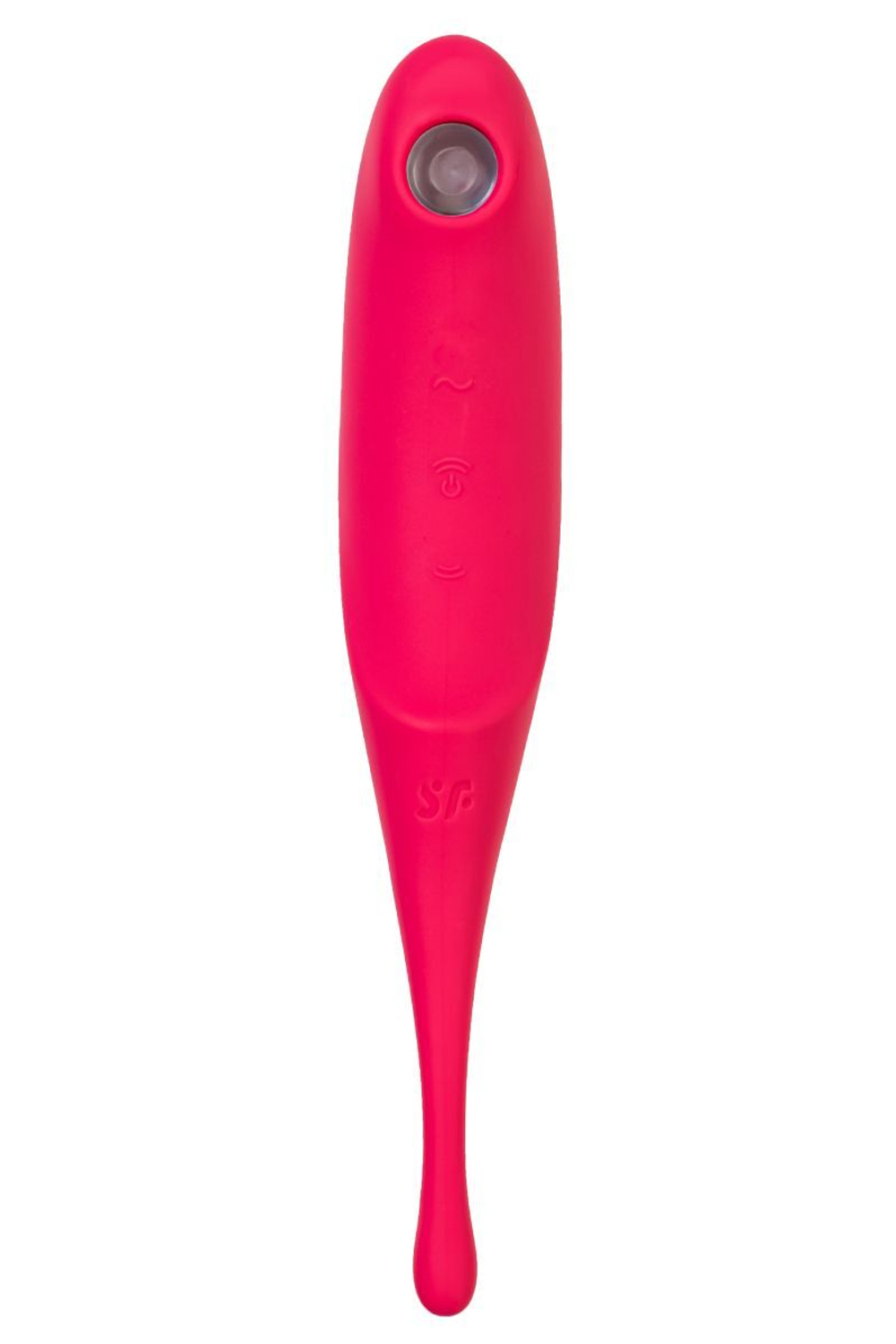 Красный вакуум-волновой стимулятор клитора Satisfyer Twirling Pro (Цвет: красный)