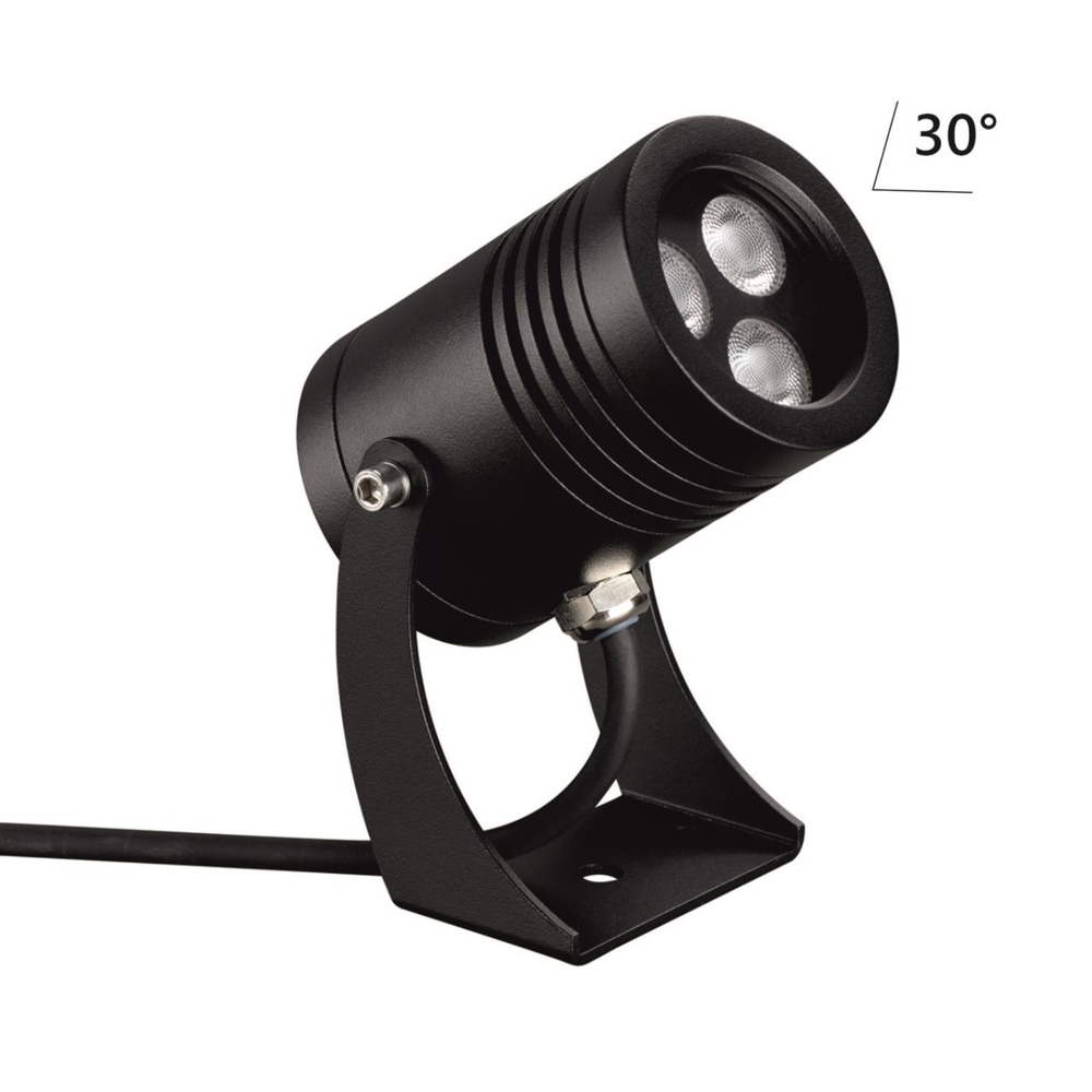 6648/6WA NATURE ODL24 000 черный/металл Фасадный поворотный светильник на 360° IP67 LED CREE 6W 4000K 30° AC85-265V STIMA