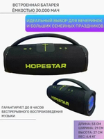 Портативная колонка HOPESTAR A65 300 Вт, синяя