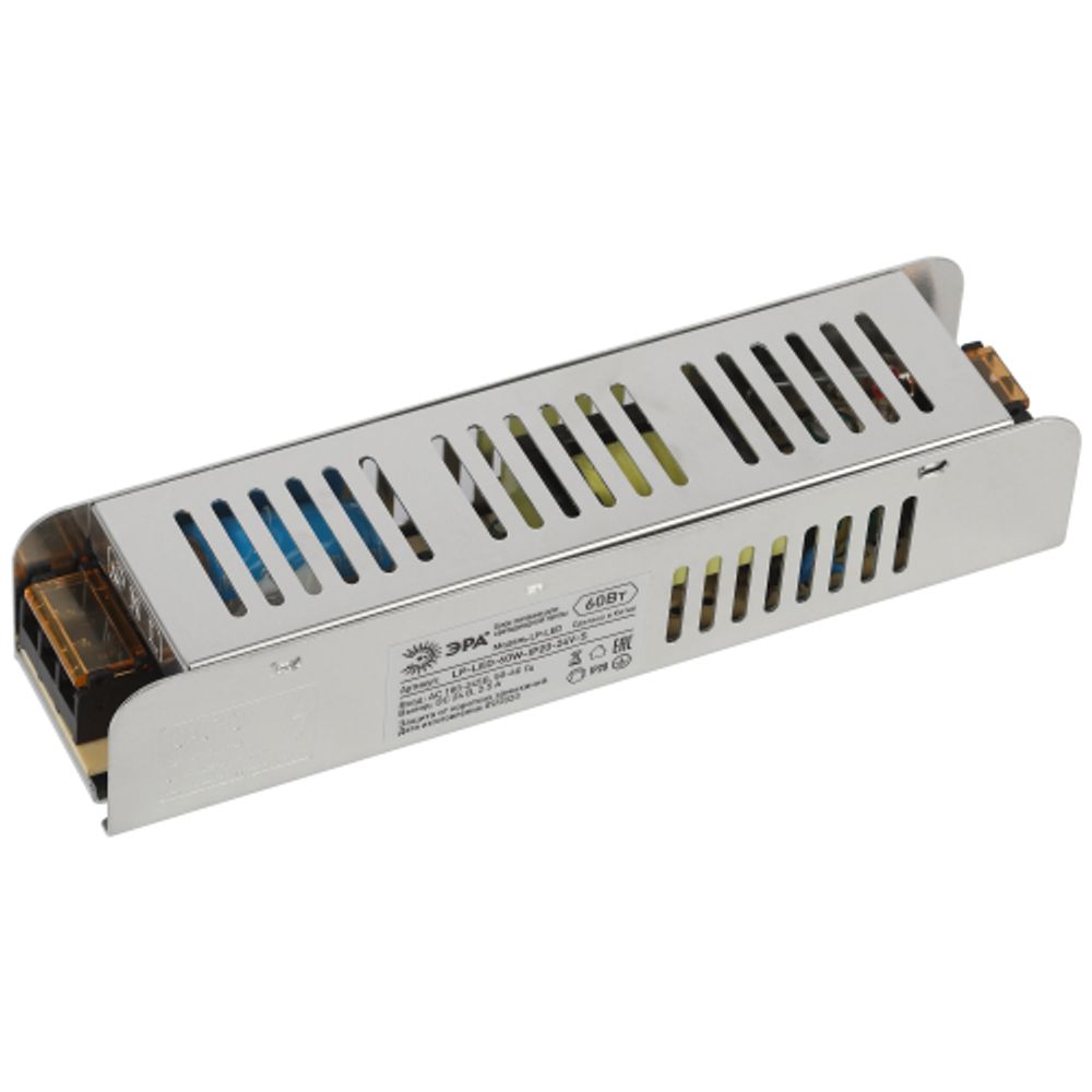 Блок питания ЭРА LP-LED-60W-IP20-24V-S | Источники питания
