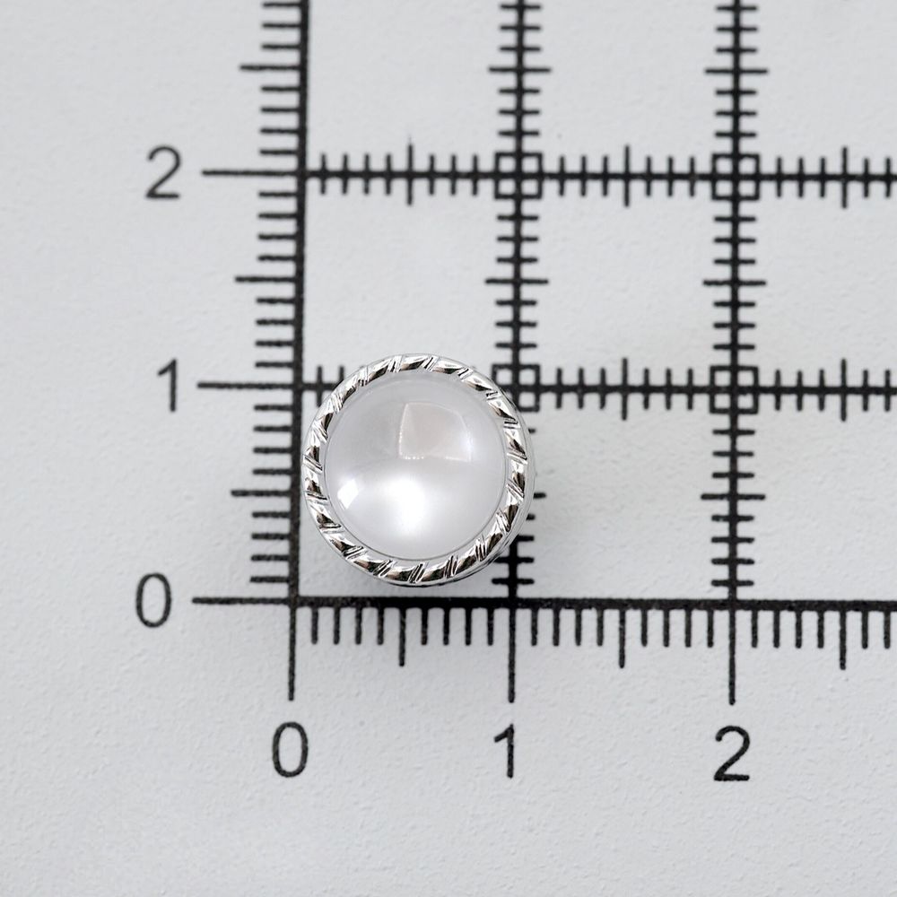 Пуговицы на ножке 16L=10 мм, (Silver (серебристый)), 36 шт