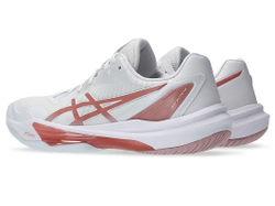 Женские кроссовки для бадминтона/сквоша Asics Sky Elite FF 3 — white/morganite