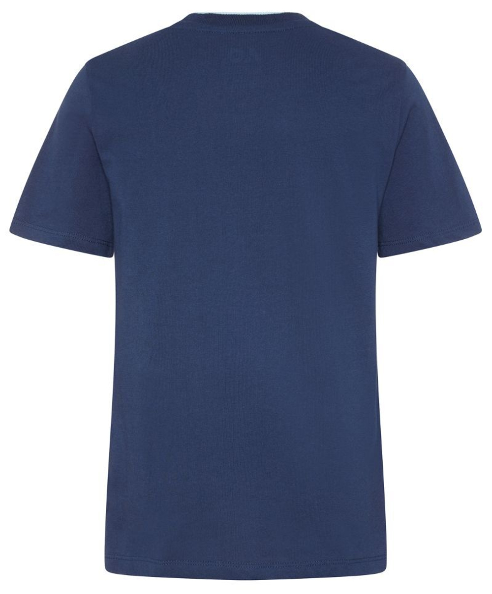 Футболка для мальчика теннисная Australian Open Kids T-Shirt AO Textured Logo - navy